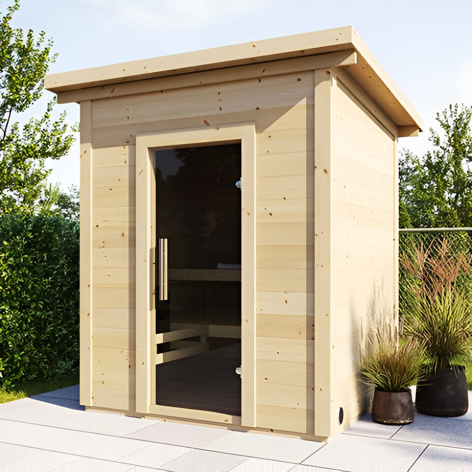 SaunaLife 4-Person Traditional Outdoor Sauna | Model G2