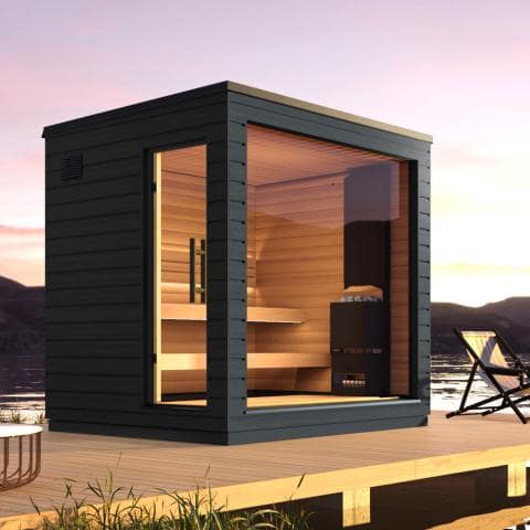 SaunaLife Model Outdoor Sauna G6 | Garden Series