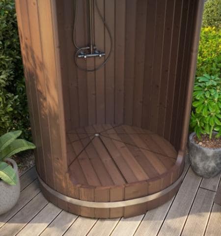 SaunaLife Barrel Shower Model R3 | Rain Series