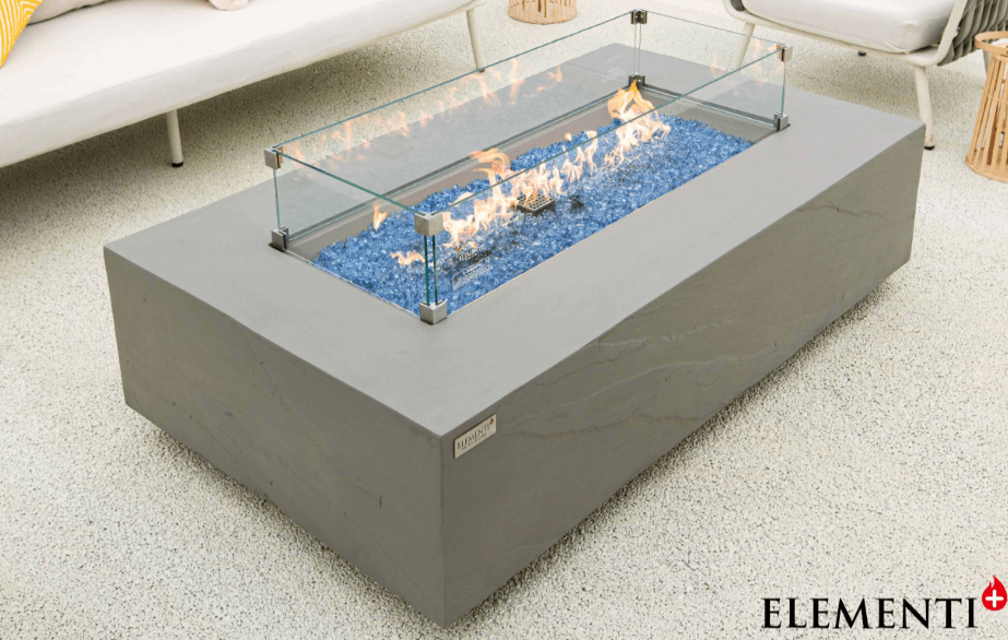 ELEMENTI PLUS | METEORA Fire Table- Space Grey