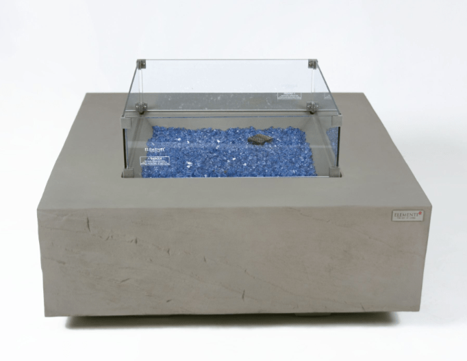 ELEMENTI PLUS | CAPERTEE Fire Table- Space Grey
