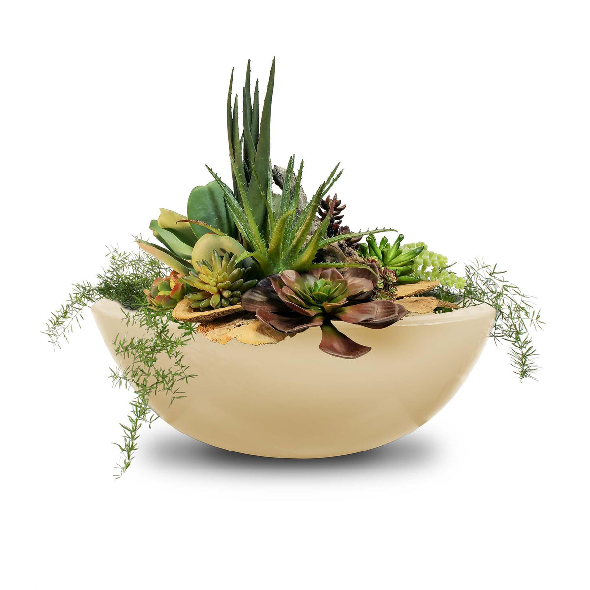 The Outdoor Plus Sedona Planter Bowl - Concrete