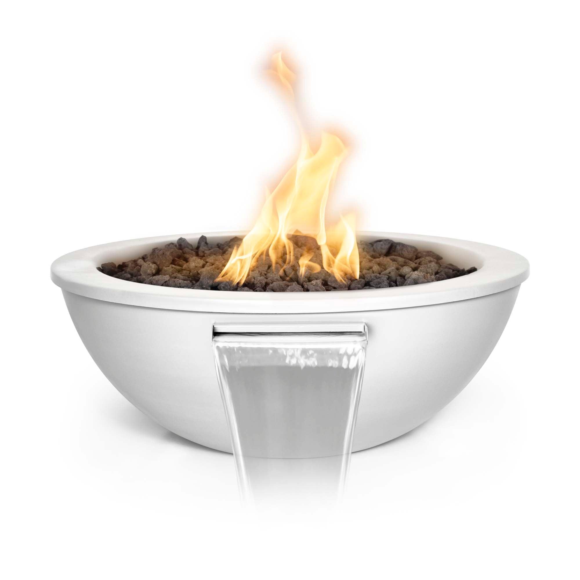 The Outdoor Plus Sedona Fire and Water Bowl - Powder Coated Metal - 27"