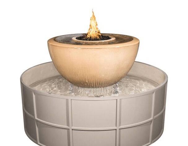 The Outdoor Plus 360° Sedona Self Contained Fire Bowl Unit