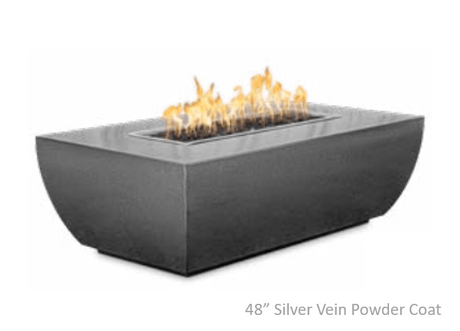 The Outdoor Plus Avalon Linear Metal Fire Pit - 15" Tall