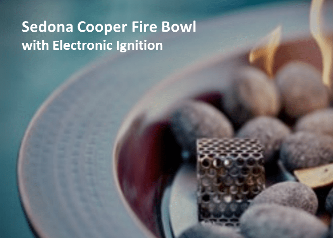 The Outdoor Plus Sedona Copper Fire & Water Bowl