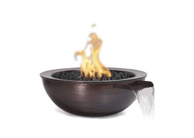 The Outdoor Plus Sedona Copper Fire & Water Bowl