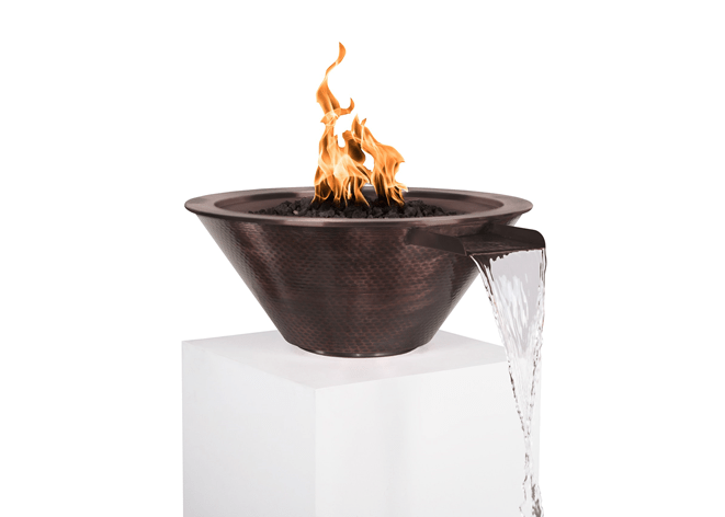 The Outdoor Plus Cazo Copper Fire & Water Bowl