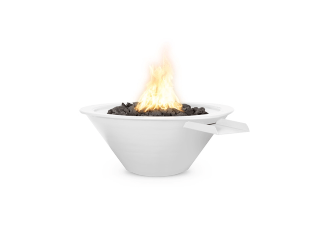 The Outdoor Plus Cazo Powdercoated Steel Fire & Water Bowl