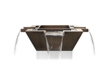 The Outdoor Plus Maya 4-Way Copper Fire & Water Bowl