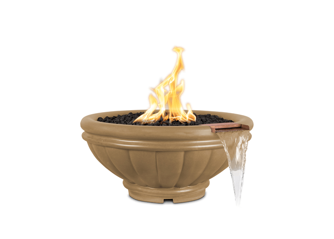The Outdoor Plus Roma Concrete Fire & Water Bowl