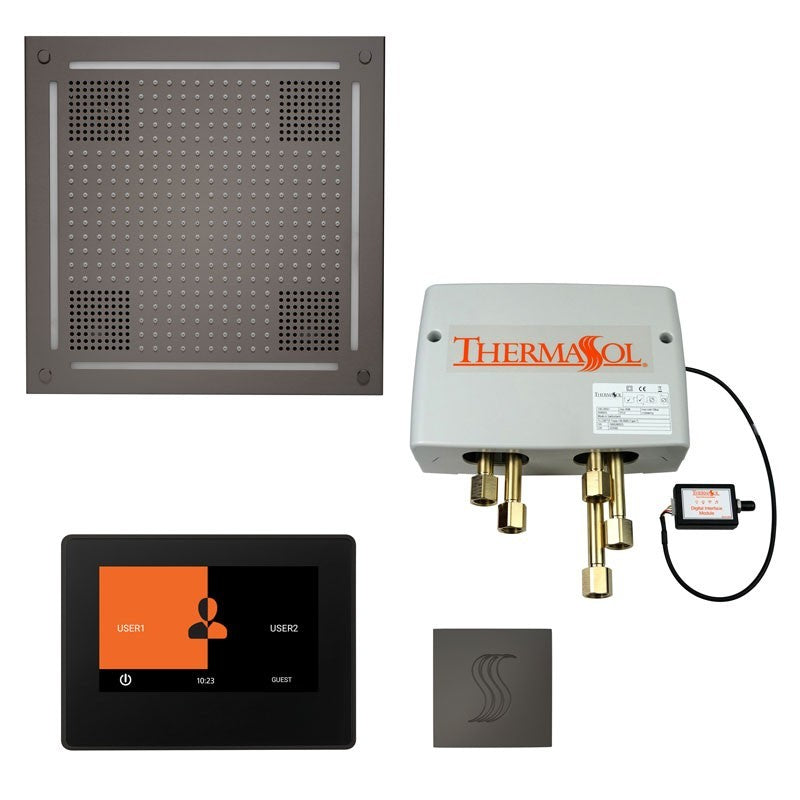 Thermasol Total Wellness Hydrovive14 Package with 7" ThermaTouch and Square | TWPH147S