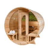 Dundalk Leisurecraft Canadian Timber 4 Person Serenity MP Barrel Sauna | CTC2245MP