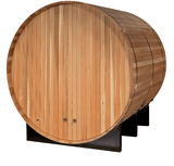 Golden Designs | Uppsala Edition 4 Person Traditional Barrel Steam Sauna - Canadian Red Cedar