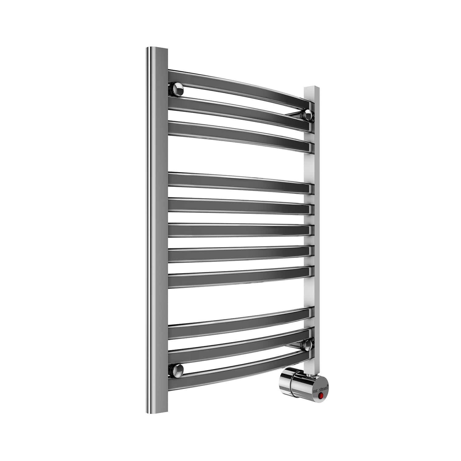 Mr. Steam Broadway Collection® 11-Bar Wall-Mounted Electric Towel Warmer with Digital Timer in Polished Chrome