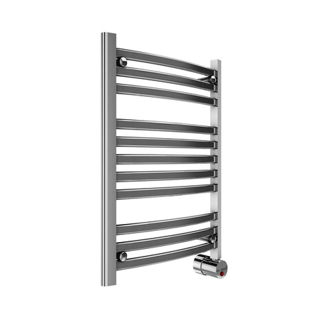 Mr. Steam | Broadway Collection® 11-Bar Wall-Mounted Electric Towel Warmer with Digital Timer in Polished Chrome
