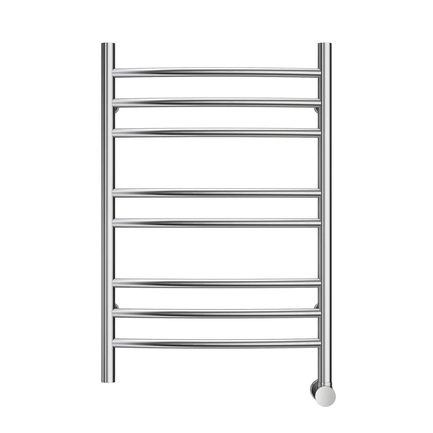 Mr. Steam Metro Collection® 8-Bar Wall-Mounted Electric Towel Warmer with Digital Timer in Stainless Steel Polished