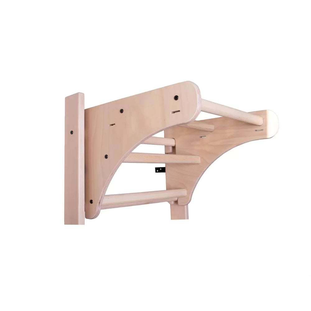 BenchK | 211 Basic Wall Bar Home Gym with Wooden Pull Up Bar