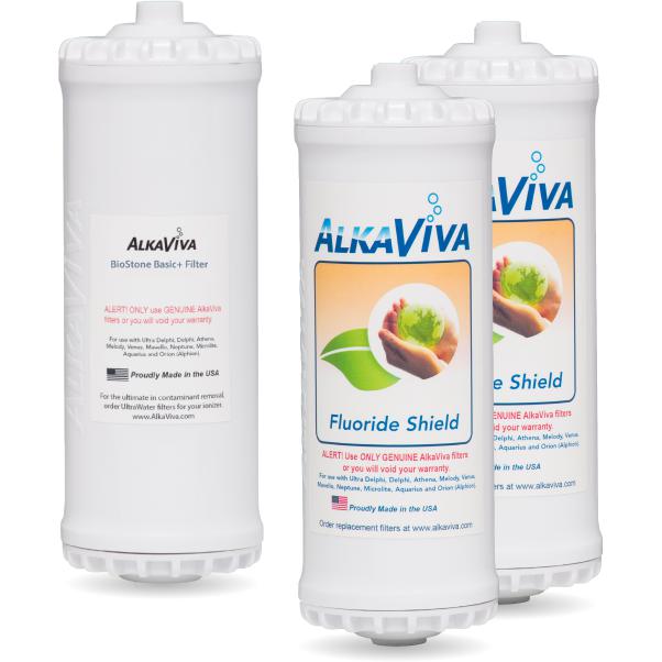 AlkaViva Athena BioStone Plus & Fluoride Shield, Replacement Pack