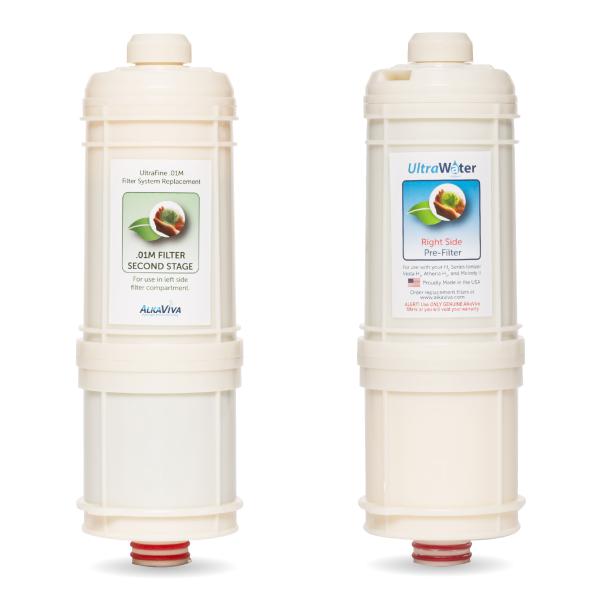 AlkaViva H2 Series Well-Water .01M Filter, Replacement Pack