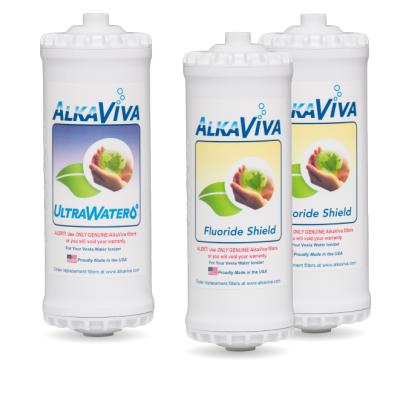 AlkaViva Vesta GL UltraWater & Fluoride Shield, Replacement Pack