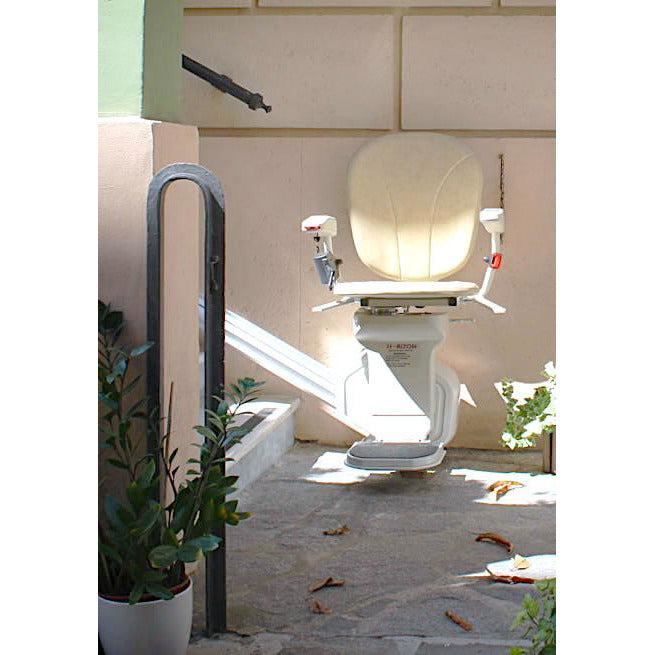 AmeriGlide Horizon Plus Battery Powered Outdoor Stair Lift HPOSL