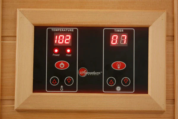 Maxxus 2-Person Near Zero EMF (Under 2MG) FAR Infrared Sauna (Canadian Red Cedar)