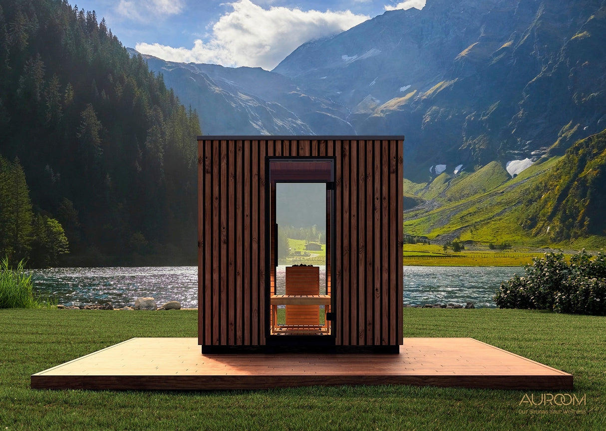 Auroom | Garda Outdoor Cabin Sauna Translucent White