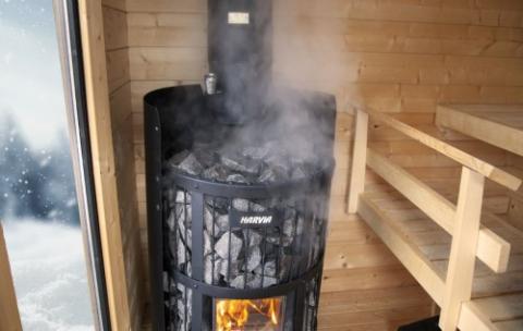 Harvia Legend 240 GreenFlame 15.9kW Wood Sauna Stove | WK200LD