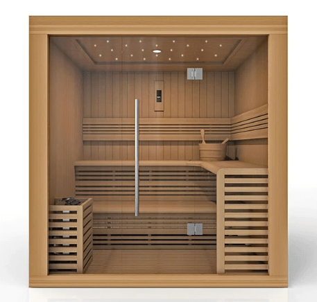 Golden Designs | Osla Edition 6-Person Traditional Steam Sauna - Canadian Red Cedar