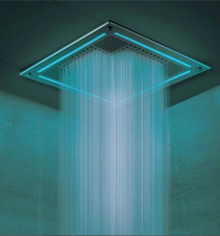Thermasol Hydrovive Light, Sound, Rain system Square | HVLSRSQ