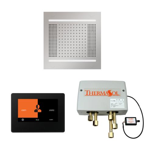 Thermasol Wellness Hydrovive14 Shower Package with 7" ThermaTouch Square | WH14SP7S