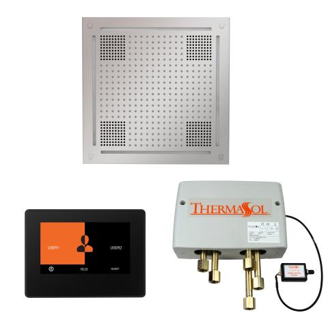 Thermasol Wellness Hydrovive Shower Package with 7" ThermaTouch Square | WHSP7S