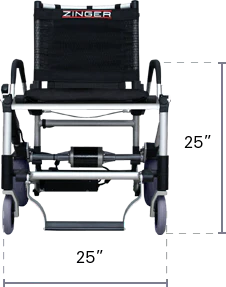 Journey Zinger® Folding Power Chair Two-Handed Control
